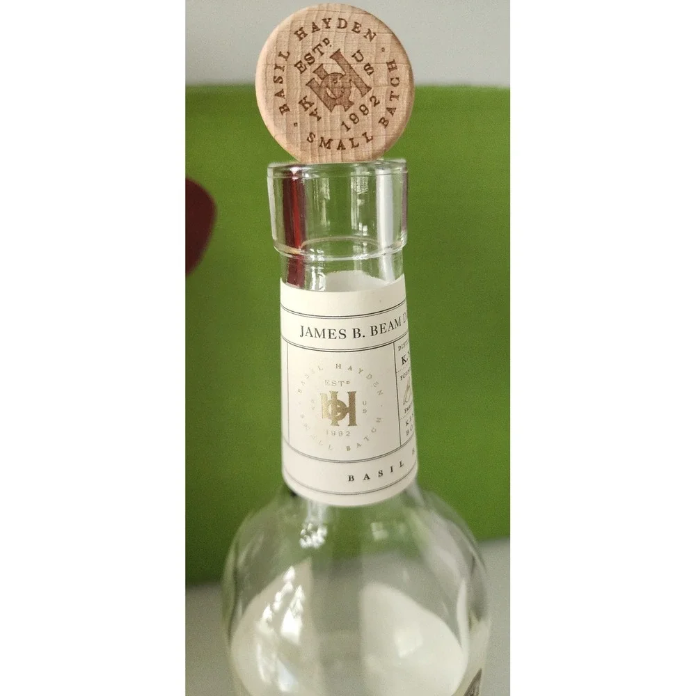 Basil Hayden Bottle  Kentucky Straight Bourbon Whiskey 750ml w Cork EMPTY Copper